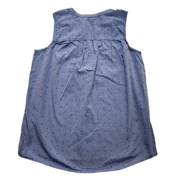 Bass Womens‎ Tank Top Blue Ankle Size M - Picture 7 of 10